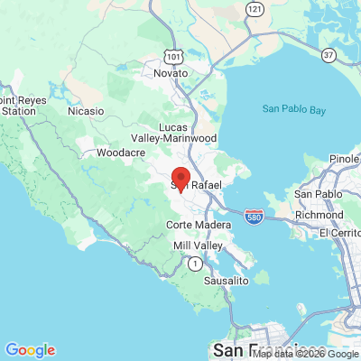 Map to  office in Ross, CA