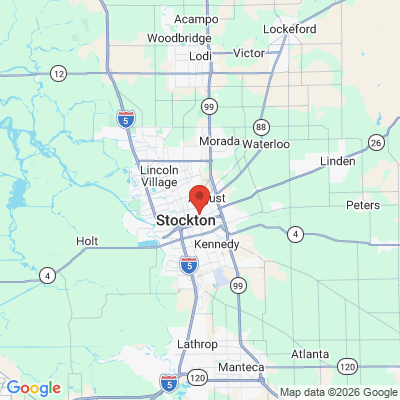 Map to  office in Stockton, CA