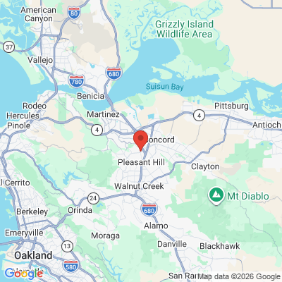 Map to  office in Concord, CA