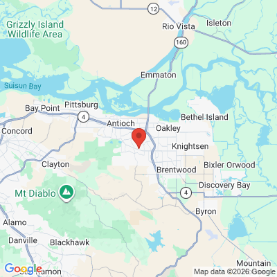 Map to Primary Office office in Antioch, CA