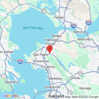 Map to Andy Duong DDS office in El Sobrante, CA