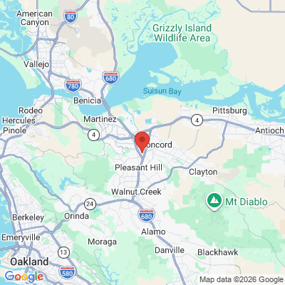 Map to  office in Concord, CA