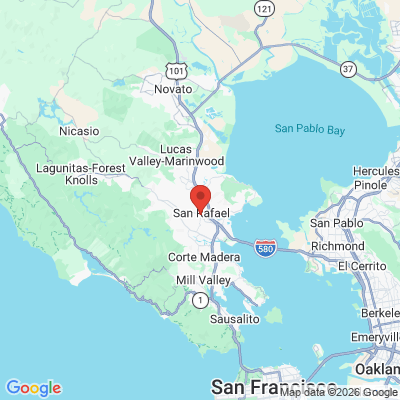 Map to  office in San Rafael, CA