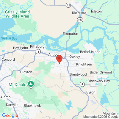 Map to  office in Antioch, CA