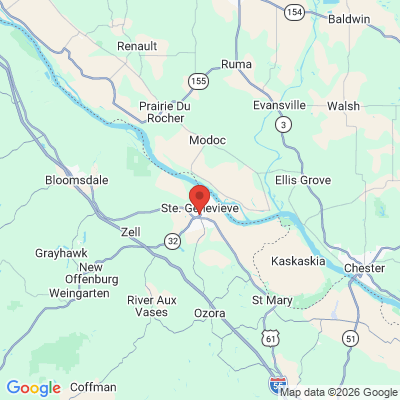 Map to  office in Sainte Genevieve, MO