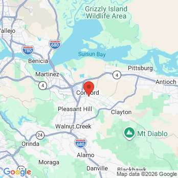 Map to Primary Office office in Concord, CA