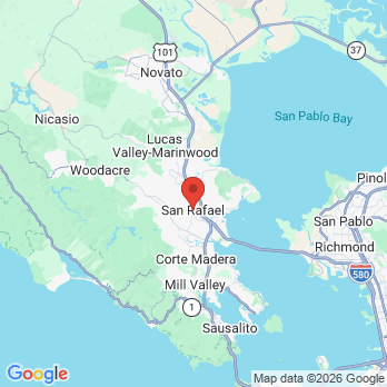 Map to Dr. Alex Frade office in San Rafael, CA