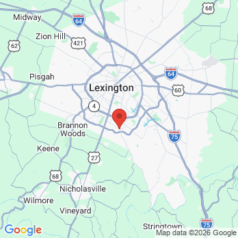 Map to Tates Creek Dental office in Lexington, KY
