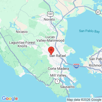 Map to Noah Dehlinger  office in San Anselmo, CA