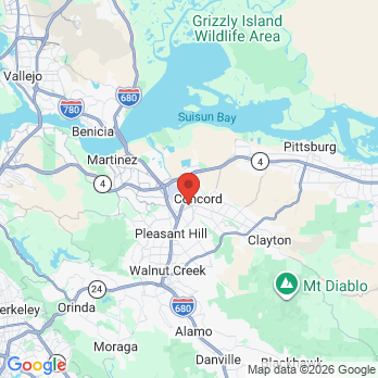 Map to Primary Office office in Concord, CA