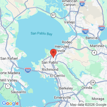 Map to Hilltop Family Dental office in Richmond, CA