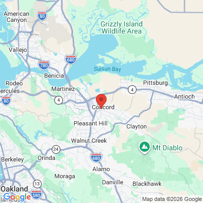 Map to  office in Concord, CA