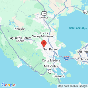 Map to Luis R. Kong DDS inc office in San Anselmo, CA