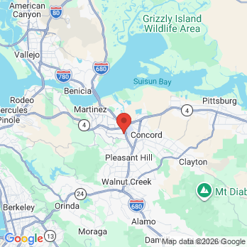 Map to Pacheco Family Dentistry office in Pacheco, CA