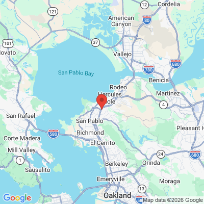 Map to  office in Pinole, CA