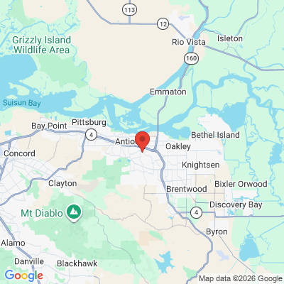 Map to  office in Antioch, CA