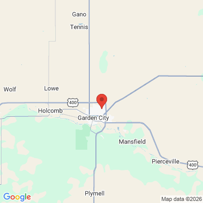Map to  office in Garden City, KS
