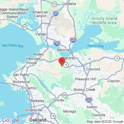 Map to  office in Martinez, CA