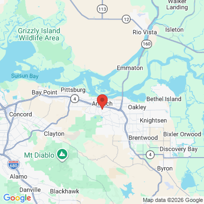 Map to  office in Antioch, CA