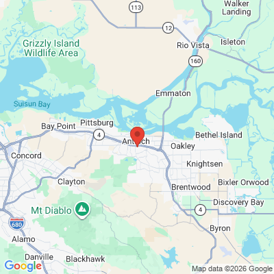 Map to  office in Antioch, CA