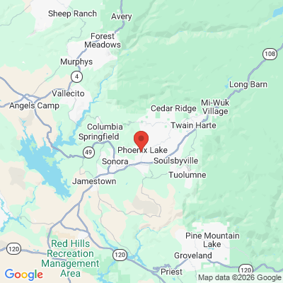 Map to  office in Sonora, CA