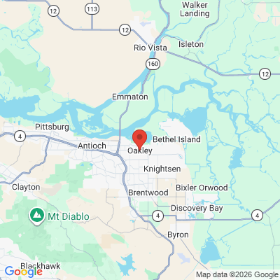 Map to  office in Oakley, CA