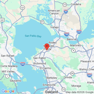 Map to  office in Pinole, CA