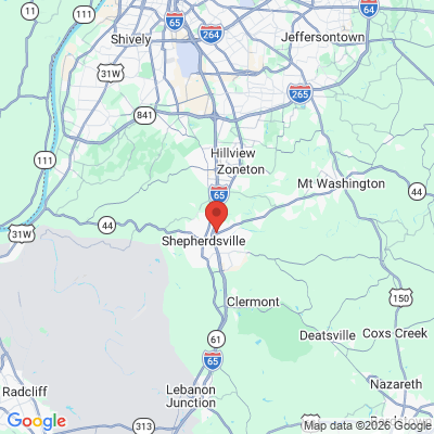 Map to  office in Shepherdsville, KY