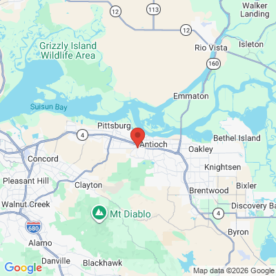 Map to  office in Antioch, CA