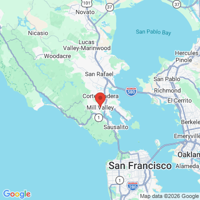 Map to  office in Mill Valley, CA
