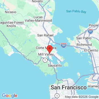 Map to Holly Downes,D.D.S., General Dentistry office in Mill Valley, CA