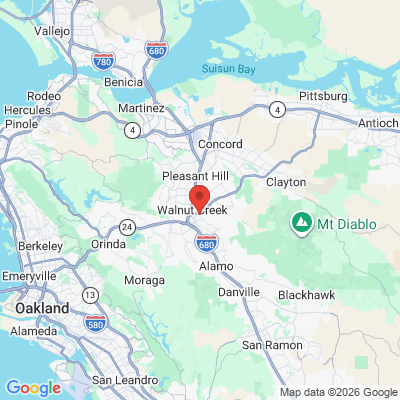 Map to  office in Walnut Creek, CA