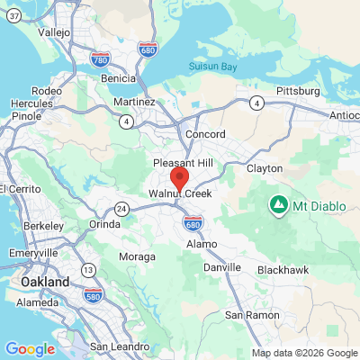 Map to  office in Walnut Creek, CA
