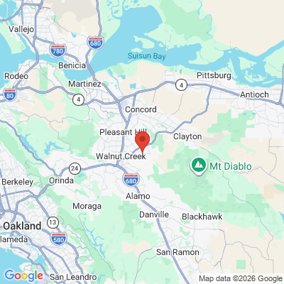 Map to  office in Walnut Creek, CA