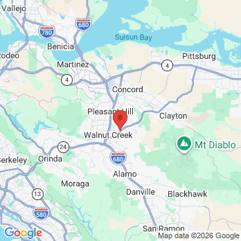 Map to Primary Office office in Walnut Creek, CA