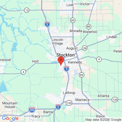 Map to  office in Stockton, CA