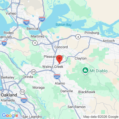 Map to  office in Walnut Creek, CA