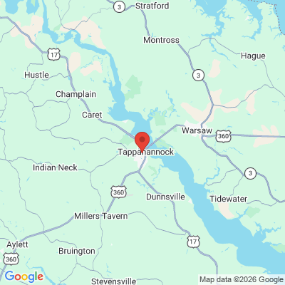 Map to  office in Tappahannock, VA