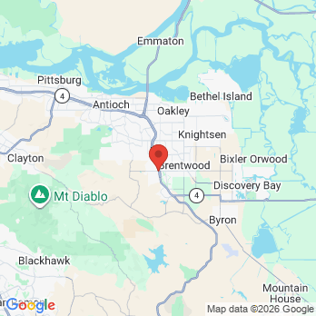 Map to Valora Calves Legaspi office in Brentwood, CA