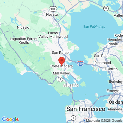 Map to  office in Corte Madera, CA