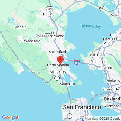 Map to  office in Corte Madera, CA