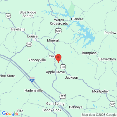 Map to  office in Mineral, VA