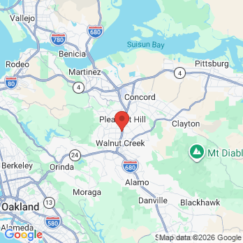 Map to Primary Office office in Walnut Creek, CA