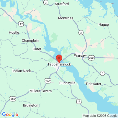 Map to  office in Tappahannock, VA