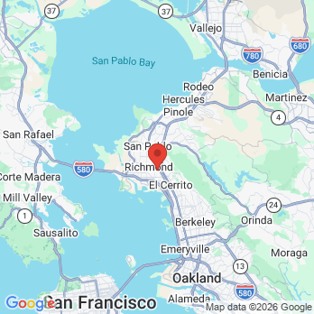 Map to Guadalupe Dental Clinic  office in Richmond, CA