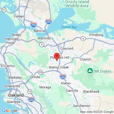 Map to  office in Walnut Creek, CA
