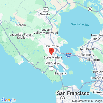 Map to  office in Larkspur, CA