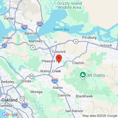 Map to  office in Concord, CA