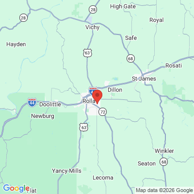 Map to  office in Rolla, MO