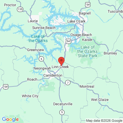 Map to  office in Linn Creek, MO